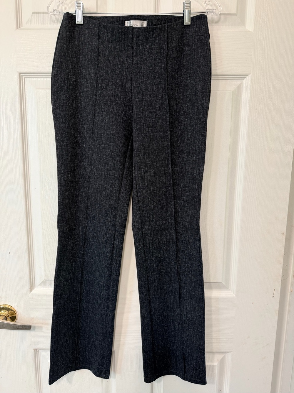 89th+Madison Charcoal Boot-Cut Dress Pants
